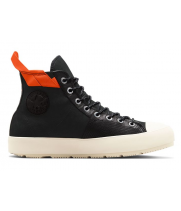 Кеды Converse Chuck 70 Waterproof Black Orange высокие зимние