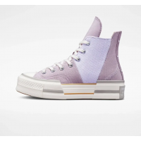Кеды Converse Chuck 70 Plus Colorblock фиолетовые высокие на платформе