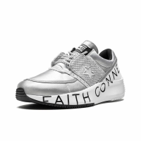 Кеды Converse Run Star Hike x Faith Connexion Low Top низкие серебристые