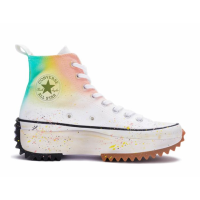 Кеды Converse Run Star Hike High Top Rainbow белые высокие