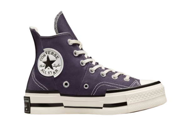 Кеды Converse Chuck 70 Plus высокие фиолетовые на платформе