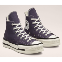 Кеды Converse Chuck 70 Plus высокие фиолетовые на платформе