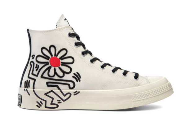 Кеды Converse x Keith Haring Chuck Taylor 70 белые высокие