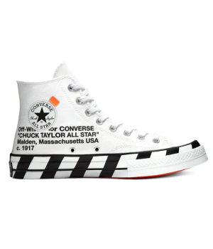 Кеды Converse Chuck Taylor 70 x OFF-WHITE white белые высокие