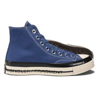 Кеды Fragment Design x Moncler x Converse Chuck 70 High Insignia Blue