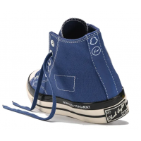 Кеды Fragment Design x Moncler x Converse Chuck 70 High Insignia Blue