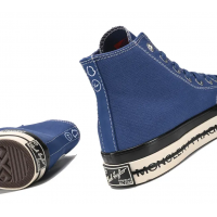 Кеды Fragment Design x Moncler x Converse Chuck 70 High Insignia Blue