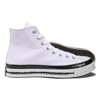 Кеды Fragment Design x Moncler x Converse Chuck 70 High White