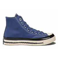 Кеды Fragment Design x Moncler x Converse Chuck 70 High Insignia Blue