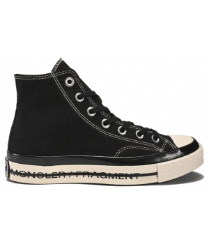 Кеды Fragment Design x Moncler x Converse Chuck 70 High Black