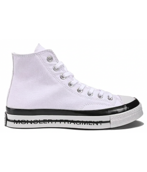Кеды Fragment Design x Moncler x Converse Chuck 70 High White