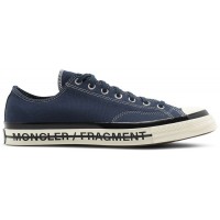 Кеды Fragment Design x Moncler x Converse Chuck 70 Low Insignia Blue
