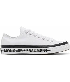 Кеды Fragment Design x Moncler x Converse Chuck 70 Low White