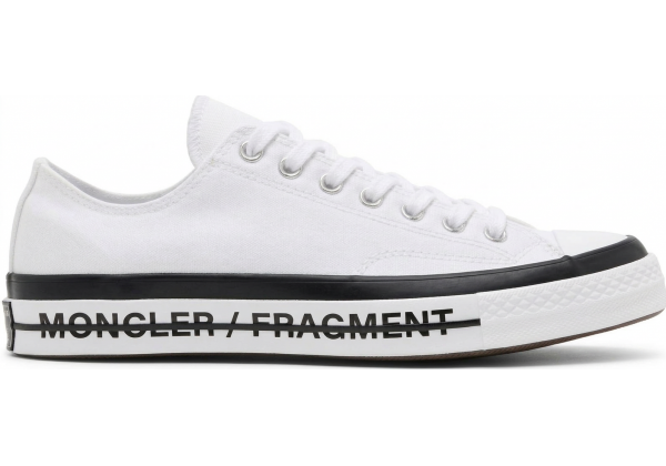 Кеды Fragment Design x Moncler x Converse Chuck 70 Low White