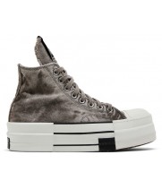 Кеды Converse Rick Owens x Drkshdw DBL Drkstar Chuck 70 High Washed Canvas Pack Concrete