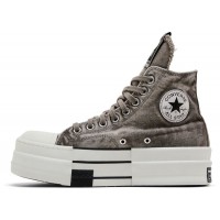 Кеды Converse Rick Owens x Drkshdw DBL Drkstar Chuck 70 High Washed Canvas Pack Concrete