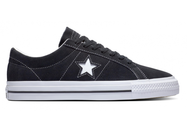 Converse One Star Pro Suede Ox Black White