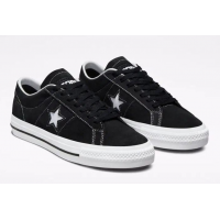 Converse One Star Pro Suede Ox Black White