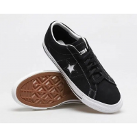 Converse One Star Pro Suede Ox Black White