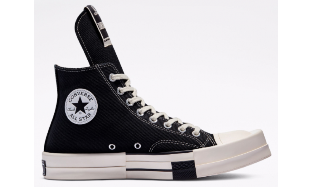 converse black chuck taylor all star move sneakers