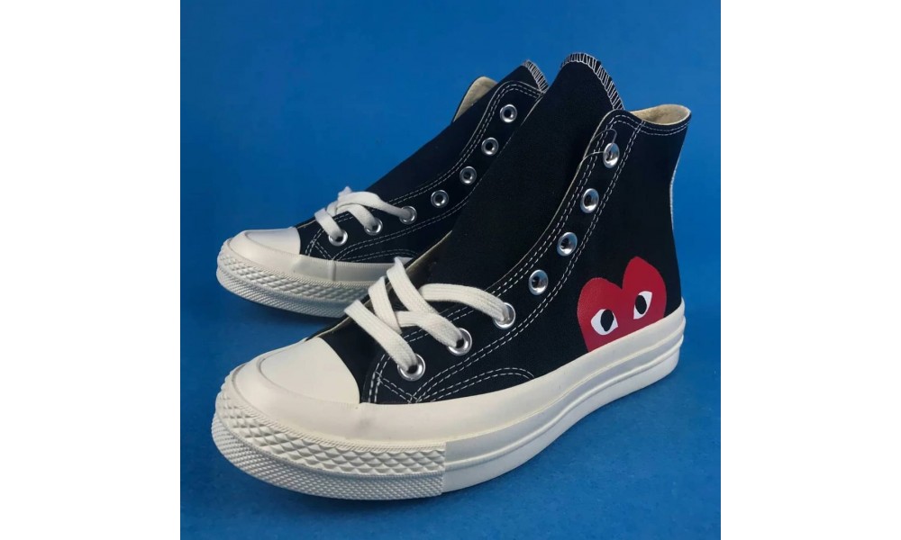 Кеды Converse Comme des GARÇONS черные высокие купить в Москве