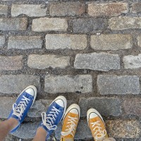 Converse кеды низкие синие 