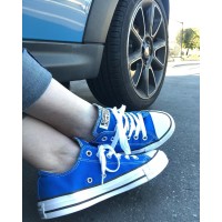 Converse кеды низкие синие 