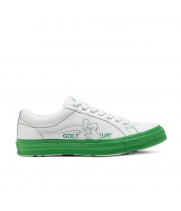 Кеды Converse Golf le Fleur белые с зеленым