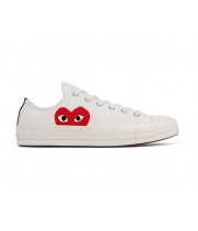 КЕДЫ CONVERSE PLAY COMME DES GARCONS НИЗКИЕ ЦВЕТ БЕЛЫЙ