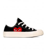 КЕДЫ CONVERSE PLAY COMME DES GARCONS ЧЕРНЫЕ НИЗКИЕ