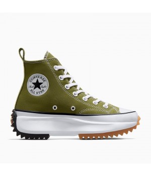 Кеды Converse Run Star Hike Hi Green зеленые