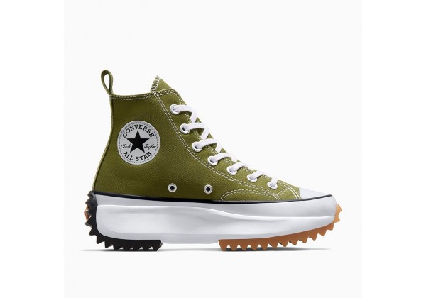 Кеды Converse Run Star Hike Hi Green зеленые